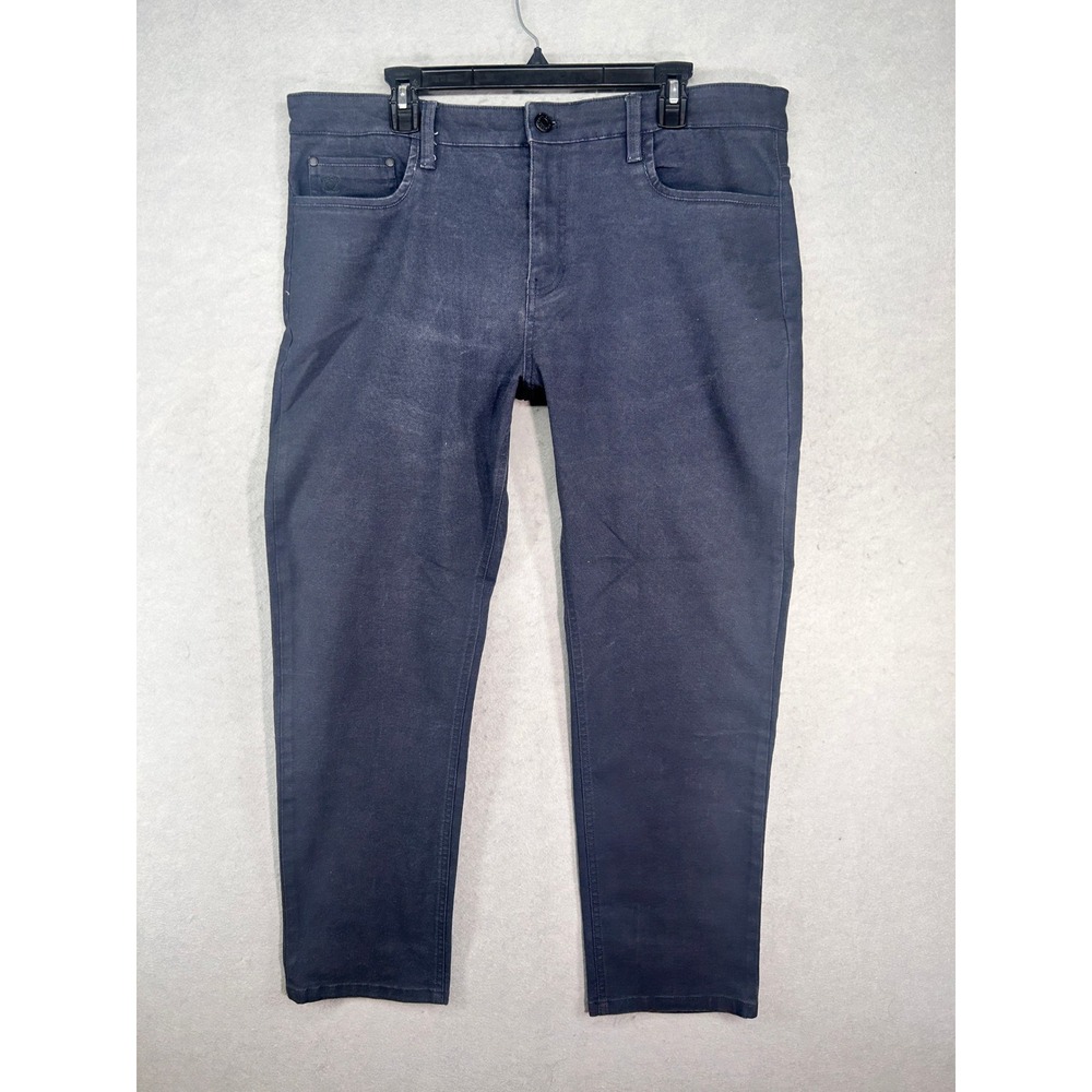 English Laundry Mens Navy Blue 5-Pocket Stretch Straight Leg Pants size 38x30